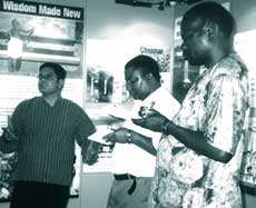  At the rain centre, Chennai