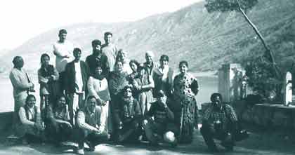  Jubiliant paani yatris at Siliser lake